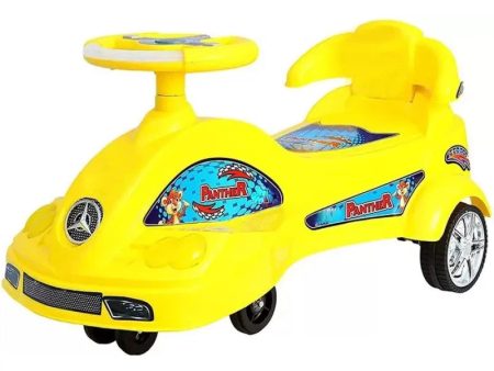 Ride-on Battery Operated Panther Magic GTR01 Car (Yellow) Online Sale