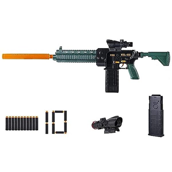 Battery Operated Motorized Electric APEX Sniper Toy Gun with Foam Bullets Darts & Plastic Bullets For Cheap