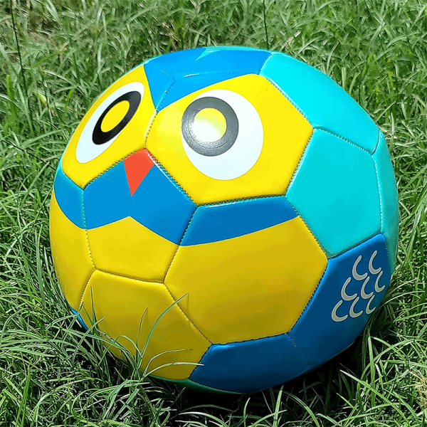 Blue Colored Owl Faced Football (Size-3) on Sale