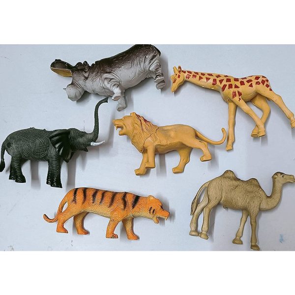 Animal Toy Figure Set Big Jumbo - Pack of 12 For Cheap