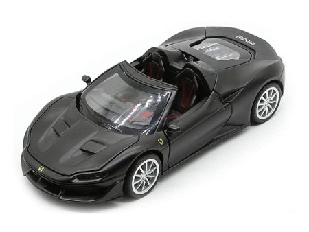 Resembling Ferrari J50 Open Diecast Car | 1:32 Scale Model | Black Hot on Sale