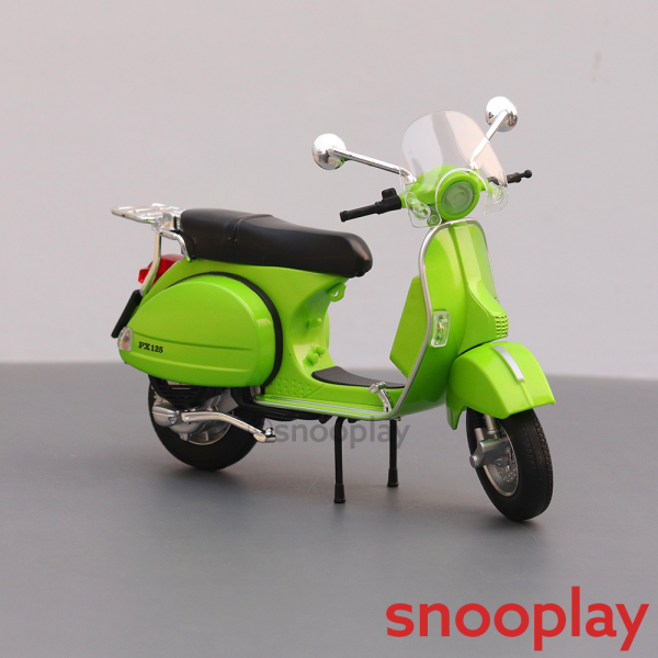 Diecast Resembling Vespa PX125 Toy Scooter (1:10 Scale Model) | (Assorted Colours) Fashion