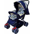 Baby Twin Stroller Pram (Black, Blue) Online Sale