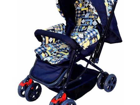 Baby Twin Stroller Pram (Black, Blue) Online Sale