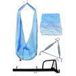 Baby Swing Cradle with Mosquito Net Spring and Metal Window Cradle Hanger (Blue) Online now