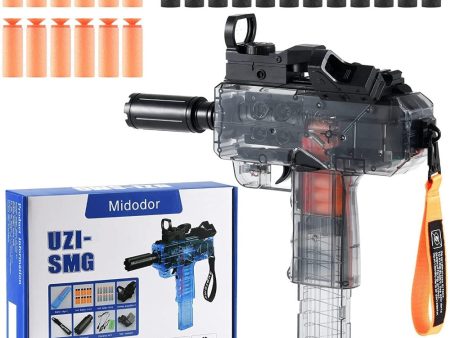 Airsoft - SMG Nerf M Gun - 24 Bullets (12 Rounds, 12 Suction Cups) on Sale