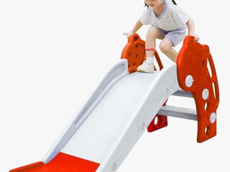 Free Standing and Foldable Slide (Red) Online Sale