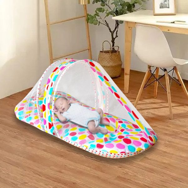 Baby Bedding Set with Mosquito net and Pillow (Polka dots) Sale