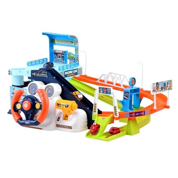 Car Race Tracks for Kids - Vehicle Puzzle Car Track Playsets for Toddlers on Sale