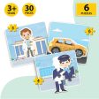 Baby’s First Jigsaw Puzzle People At Work and Modes of Transport (Set of 2) | 30 Pieces Fashion