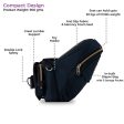 Baby Carrier with Hip Seat & In-built Mini Diaper Bag - Navy Sale