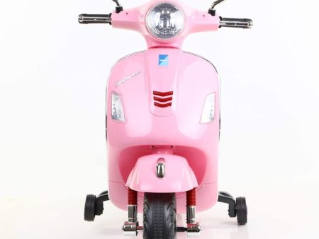 Resembling Vespa Ride-on Battery Operated Rechargeable Scooter with Foot Accelerator (Pink) | COD not Available Supply