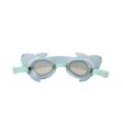 Salty the Shark Mini Swim Goggles Aqua Online Sale