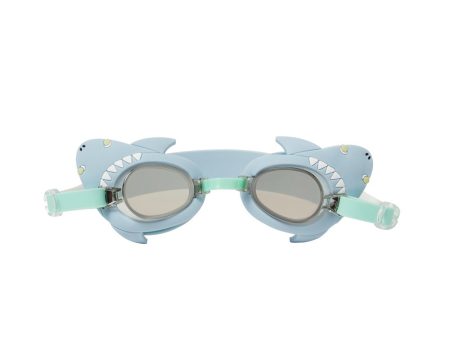 Salty the Shark Mini Swim Goggles Aqua Online Sale