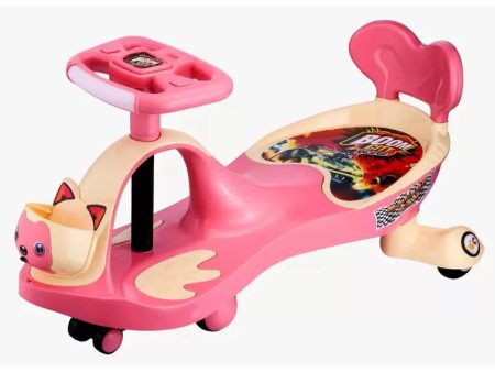 Ride-on Guppy Car Twist and Swing Magic Rider Car (Pink) Cheap