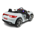 Battery Operated Ride-on Car with LED Headlights & Rear Lights | MKS_002 | White | COD not Available Supply