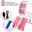 Automatic Bazooka Bubble Blaster with LED Lights (Pink) on Sale