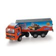 Cargo Carrier Truck Pull Back Spring Action Race Toy (Assorted Colours) Online Hot Sale