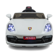 Battery Operated Ride-on Car with LED Headlights & Rear Lights | MKS_002 | White | COD not Available Supply