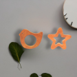 Bird and Star Shapes Neem Wood Teethers Fashion