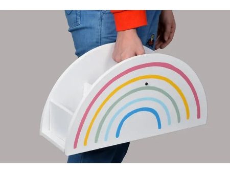 Art Kids Bookshelf in Rainbow Theme Finish - (COD not Available) on Sale