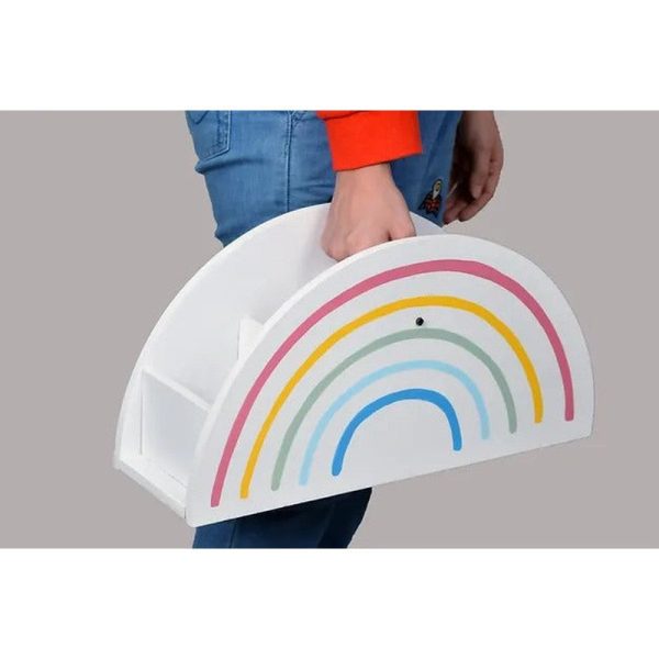 Art Kids Bookshelf in Rainbow Theme Finish - (COD not Available) on Sale