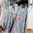 Butterfly Lightweight Luminous Throw Glow in The Dark Blanket (Grey) Online