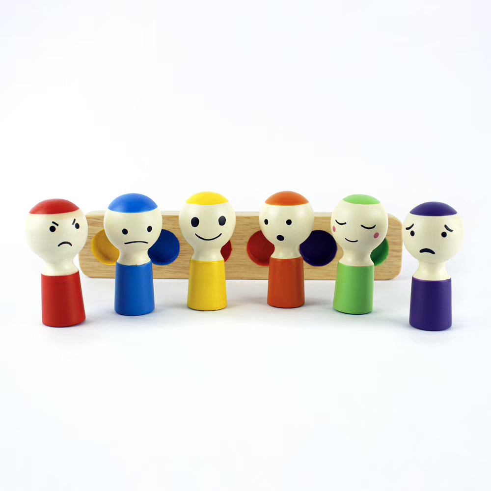 Emotions Peg Dolls with Color Sorting Tray Online Hot Sale