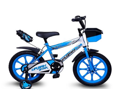 BMX Bicycle with Training Wheel (Blue White) | 16 Inch (COD not Available) on Sale