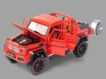 Resembling MERC Benz G Class Diecast Car | 1:24 Scale Model | Red Online Sale