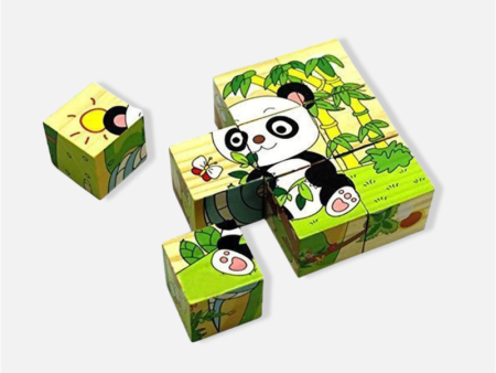 3D 6 Face Zoo Animal Block Puzzle For Discount