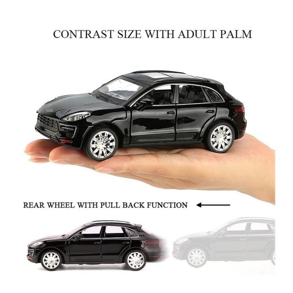 Resembling Porsche Cayenne Turbo Diecast Car | 1:32 Scale Model | Black For Discount