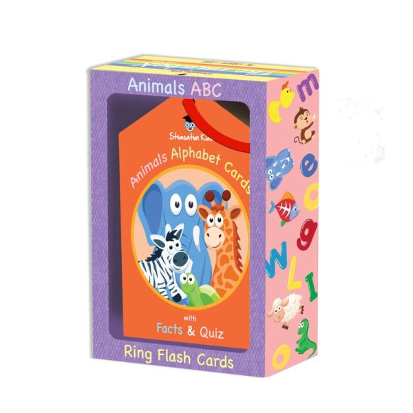 Animal ABC Ring Flash Card Sale