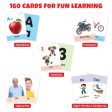 Big Flashcards ABC, Number, Transport, Opposite, Sight Word (Set of 5) | 160 Cards Sale