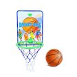 Basketball with Wall Mount Net Game Set Hot on Sale