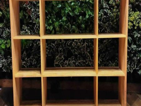 Montessori Wooden Shelf - 9 cubes Cheap