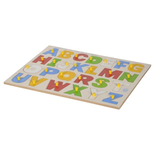 Alphabet Picture Tray with Knobs For Sale