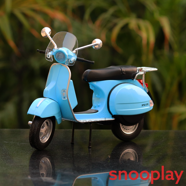 Diecast Resembling Vespa PX125 Toy Scooter (1:10 Scale Model) | (Assorted Colours) Fashion