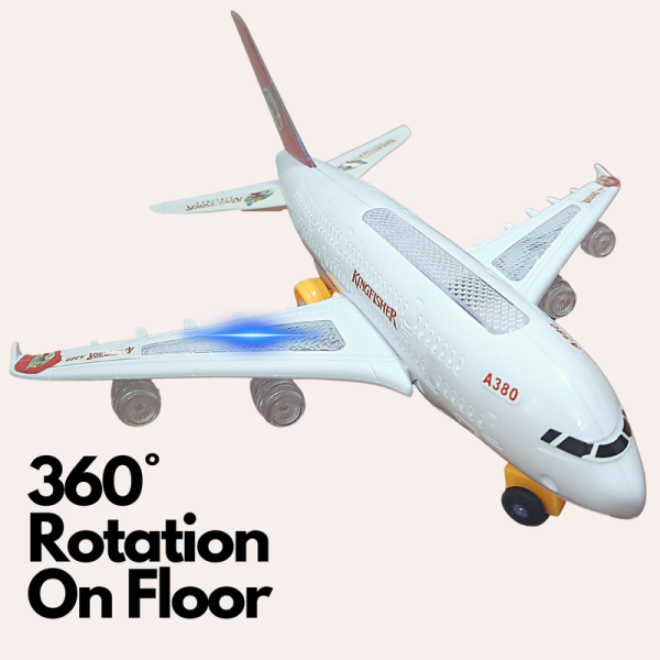 Aeroplane Toys for Kids | Airplane with Music | 3D Lightning | 360° Rotation Sale