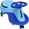 Battery Operated Ride-on Push Kiki Twister Magic Swing Car (Blue) Hot on Sale