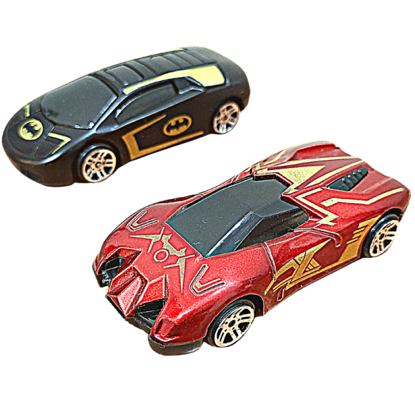 Iron Man & Batman Die Cast Metal Cars - Small Set Hot on Sale