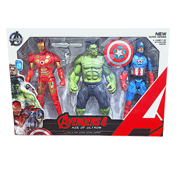 Action Figures | Captain America | Iron Man | Hulk | Big in Size (12 Inch) Online Sale