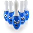 6 Pin and Ball Set for Bowling (Blue) Hot on Sale