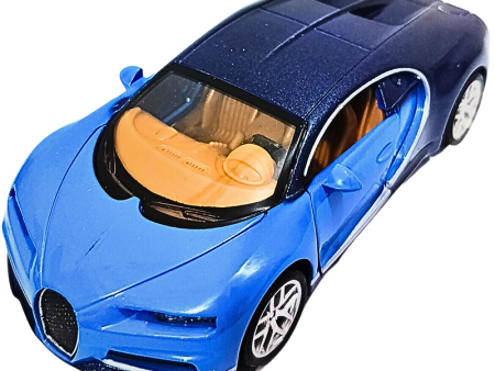 Die Cast Metal Car (Bugati-Blue) Cheap