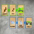 Animals, babies and their Homes (Wild animals) Felt Flash Cards Sale