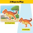 Baby’s First Jigsaw Puzzle World of Dinosaurs and Magical Unicorns (Set of 2) | 30 Pieces Fashion