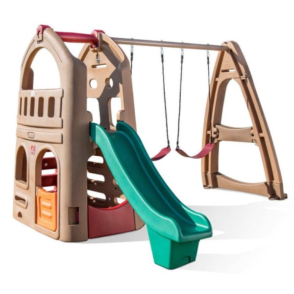 Naturally Playful Playhouse Climber & Swing Extension (COD Not Available) Cheap