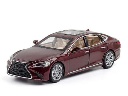 Resembling Lexus ls500 News Diecast Car | 1:32 Scale Model | Red Fashion