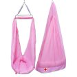 Baby Swing Cradle with Mosquito Net Spring and Metal Window Cradle Hanger (Pink) For Cheap