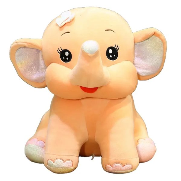 Butterfly Elephant Super Soft Toy (Peach) Fashion